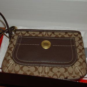 Coach Signature Wristlet